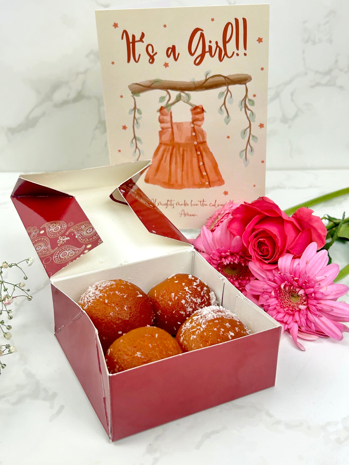 Gulab Jamun Gift Box - It's a Girl