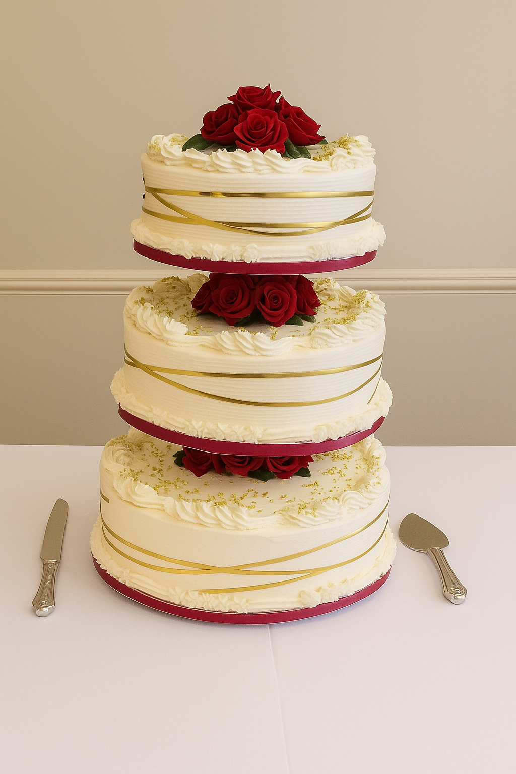 3 Tier E Stand cake code W27