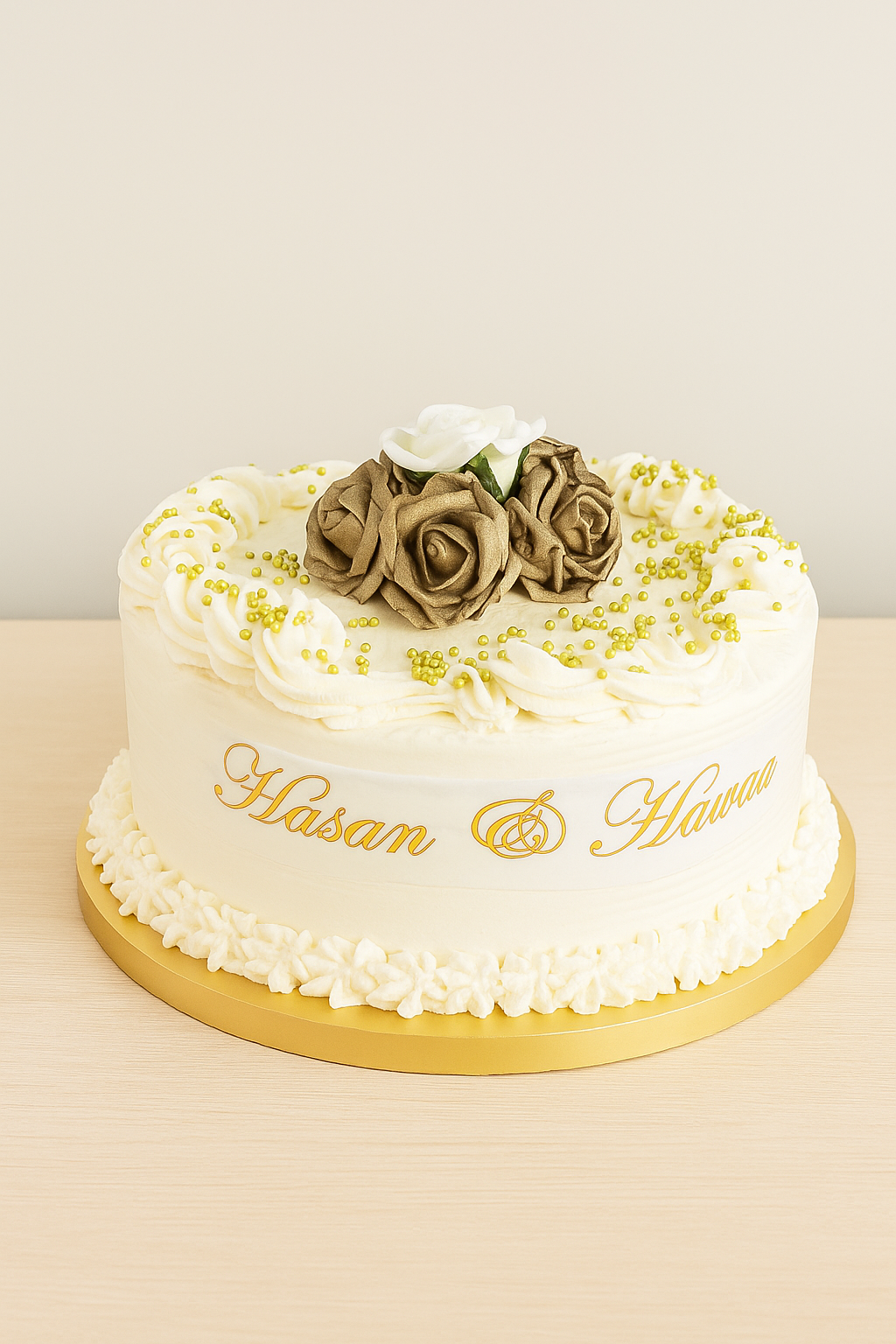 Single Round Wedding Cake Code W59