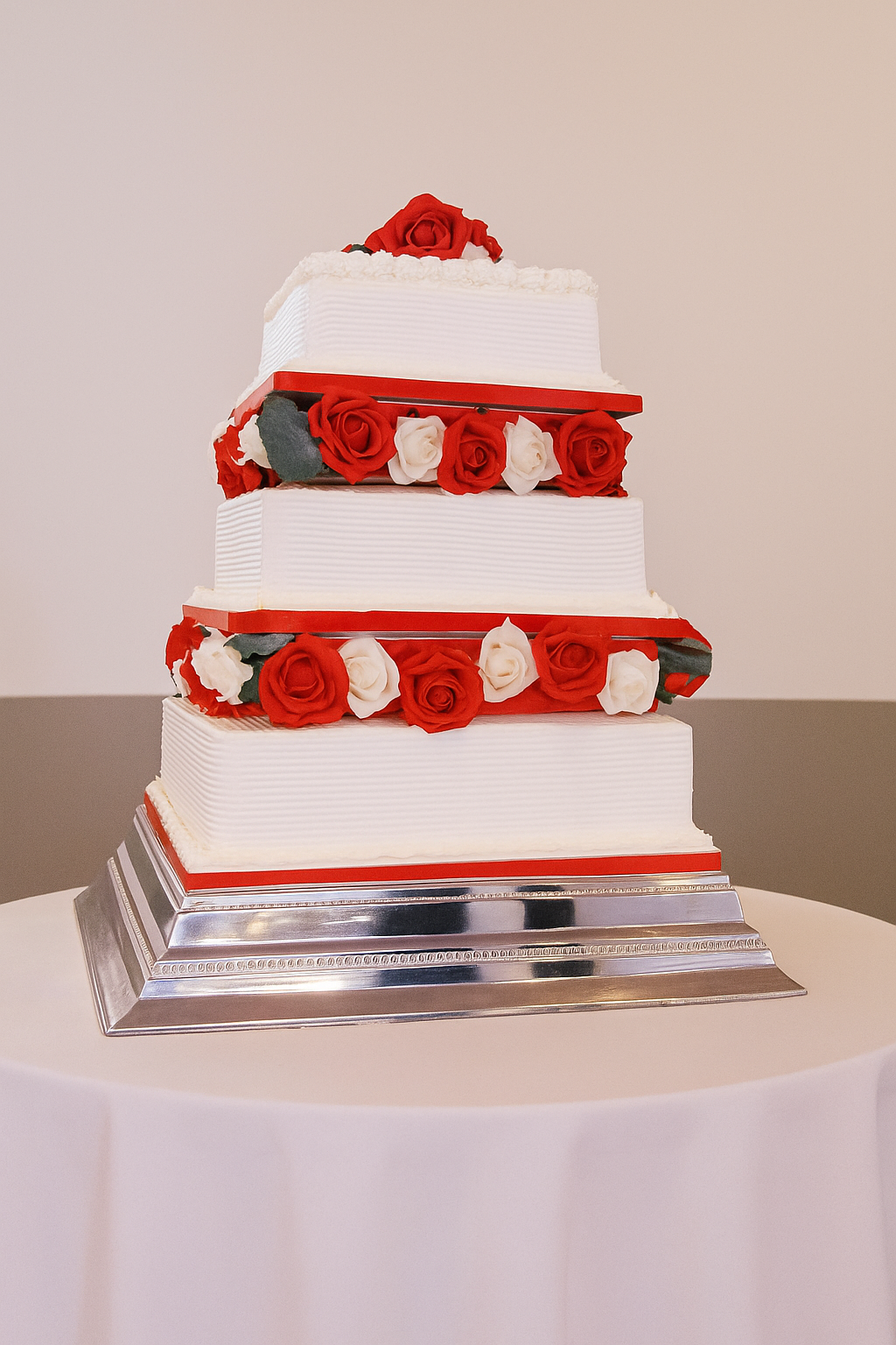 Square Tower Style cake (W23)