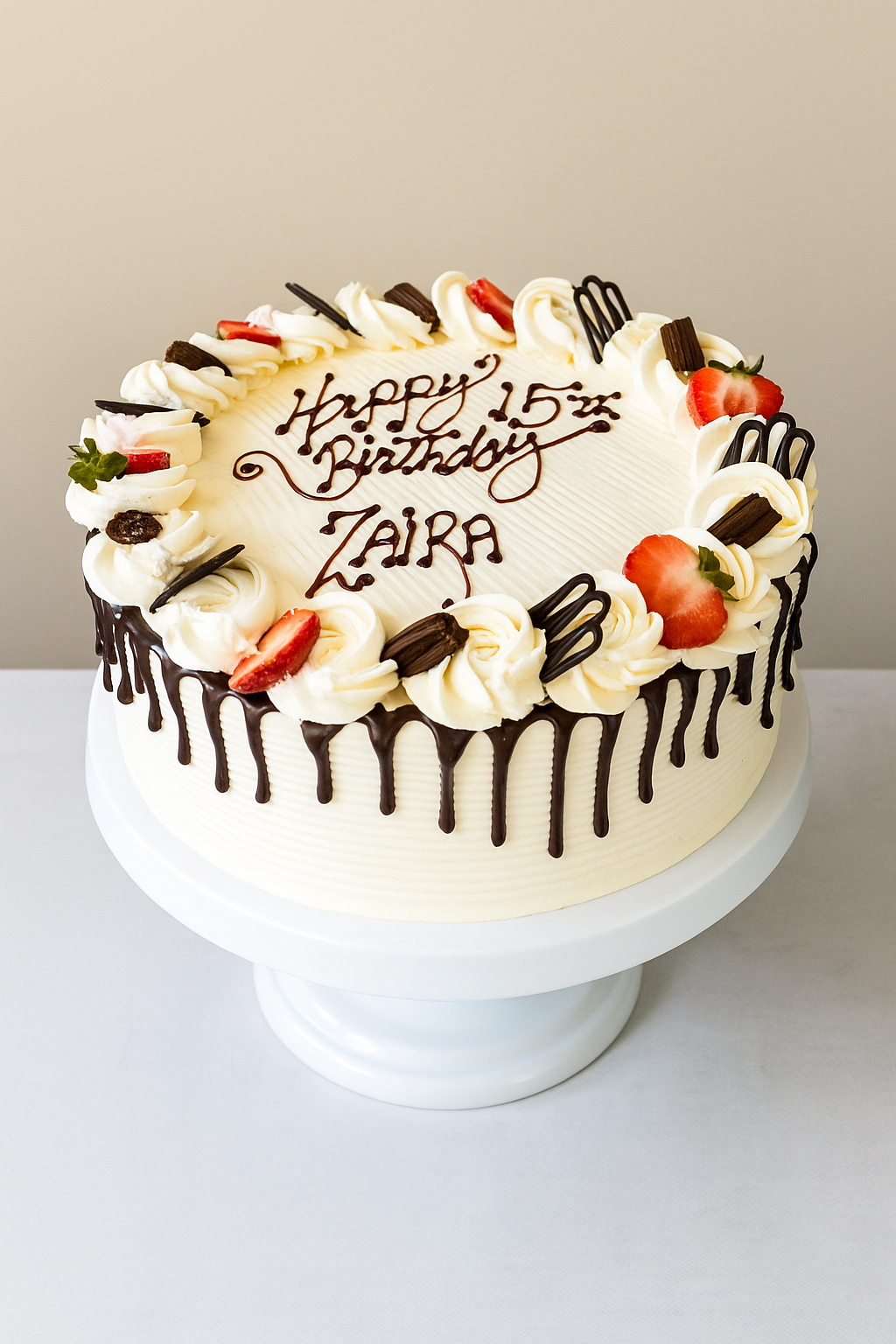 Chocolate Drip Celebration Cake RND39