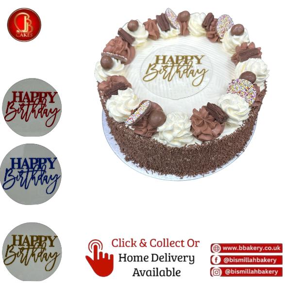 Cake Topper Red Velvet CTRND1