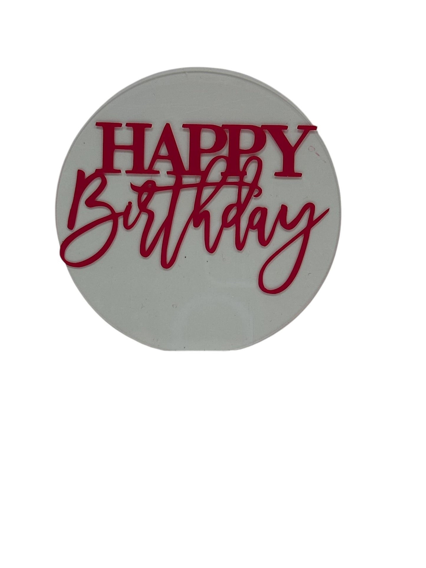 Cake Topper Red Velvet CTRND1