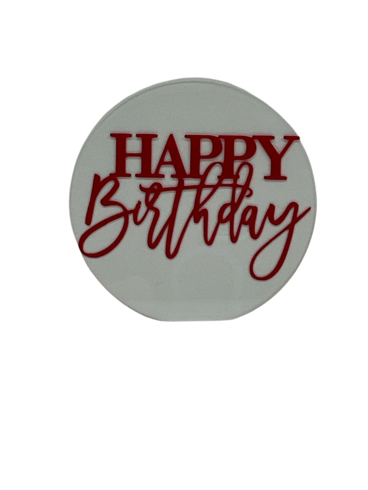 Cake Topper Red Velvet CTRND1