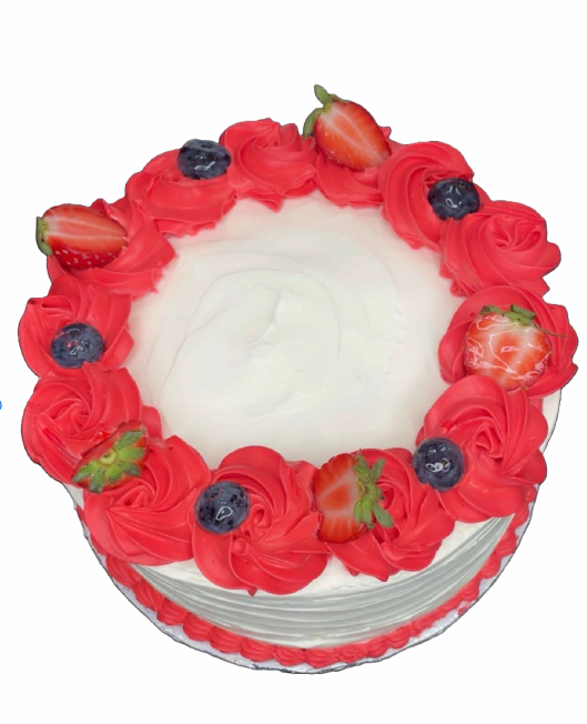 Strawberry & Berry Celebration Cake RND32