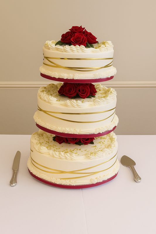 3 Tier E Stand cake code W27