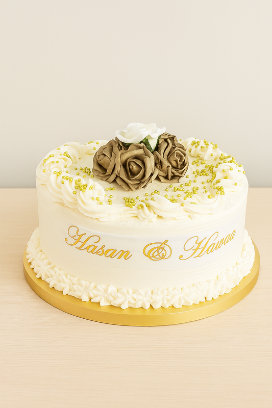 Single Round Wedding Cake Code W59