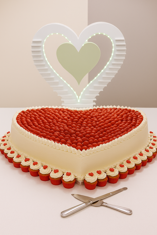 Giant Heart Cake Style (W68)