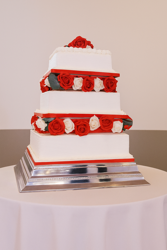 Square Tower Style cake (W23)