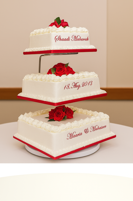 E Stand Square Cake Code w03