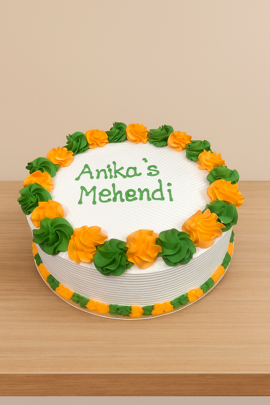Mehndi Mubarak cake 2 RND35