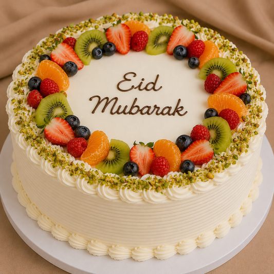 Vanilla Fruit & Pistachio Cake (10" Round)