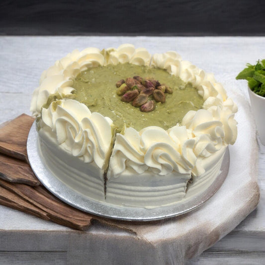 Pistachio Filling Mini Gateau Cake x 08 Slices