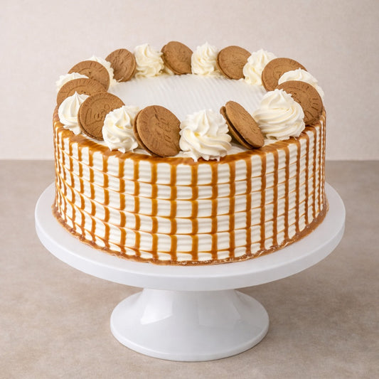 Lotus Biscoff Celebration Cake RND53