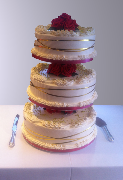 3 Tier E Stand cake code W27