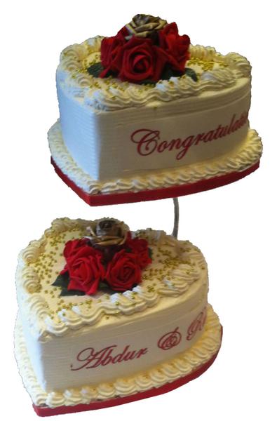 2 Tier Heart Cake code W30