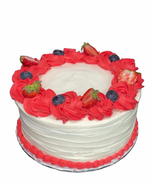 Strawberry & Berry Celebration Cake RND32